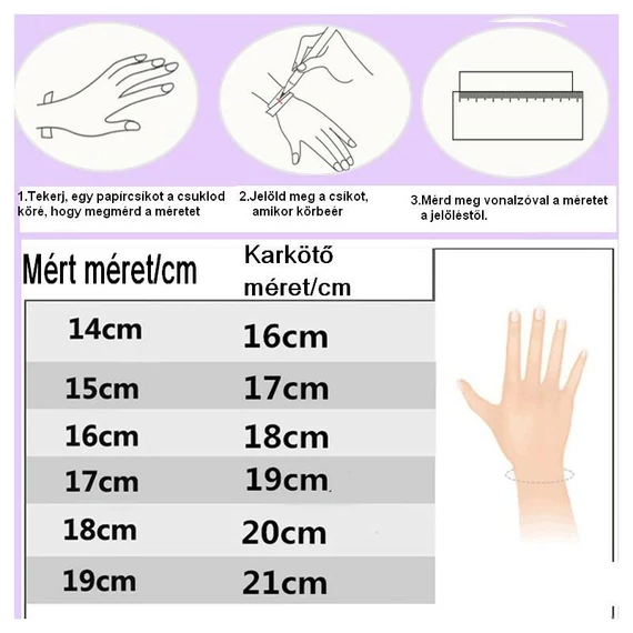 Pandora stílusú fehér cirkónia kristályos 21 cm hosszúságú karlánc