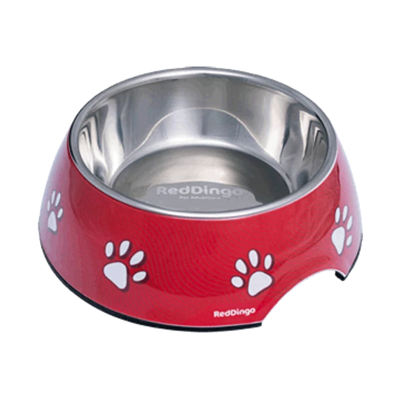 Tappancs mintás Red Dingo tál - Kicsi 14 x 4.4cm / 175ml / 240g