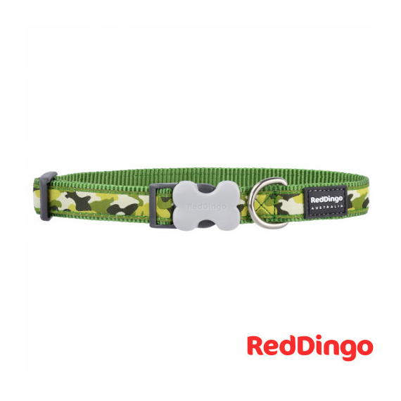 Terepmintás Red Dingo® kutya nyakörv - L - 25 mm x 41-63 cm