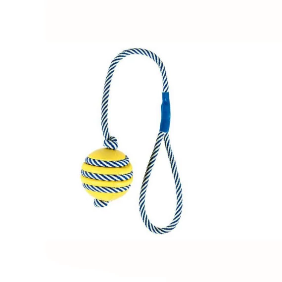 Játék Gumi Labda Foszforeszkáló Kötéllel 5cm/40cm