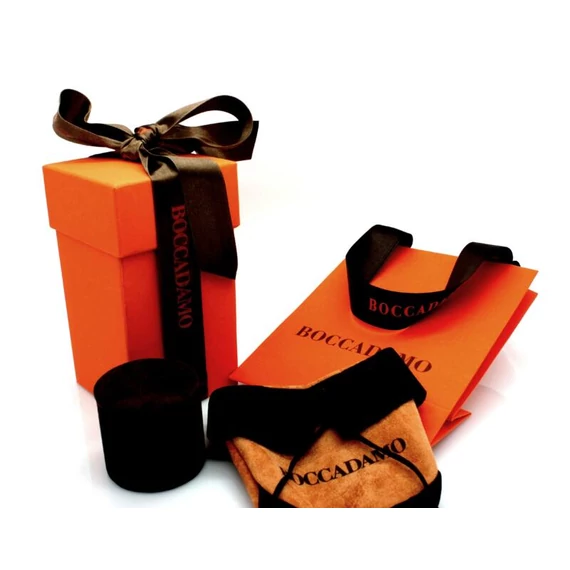 Rózsaszín Swarovski® kristályos pillangós Boccadamo nyaklánc
