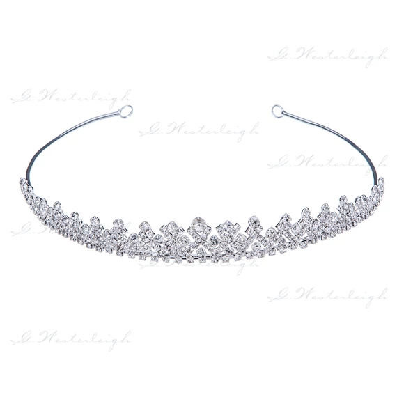 Kézzel készített elegáns esküvői tiara