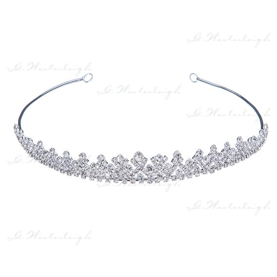 Kézzel készített elegáns esküvői tiara