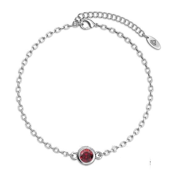 Vörös Swarovski® kristályos karkötő