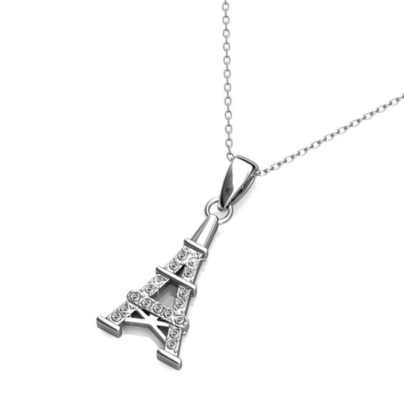 Swarovski® kristályos Eiffel tornyos nyaklánc