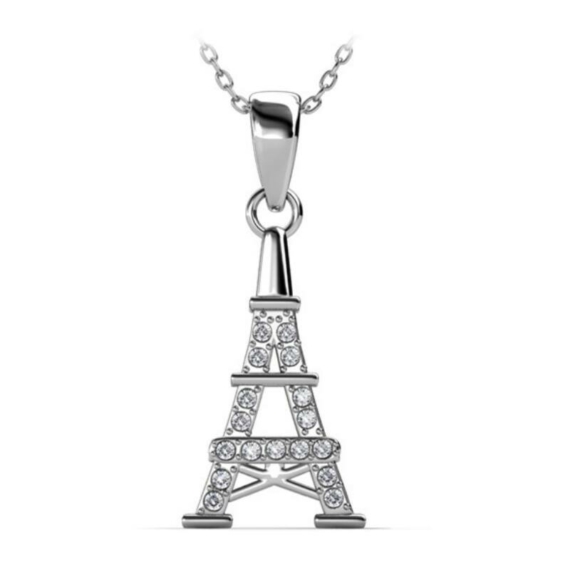 Swarovski® kristályos Eiffel tornyos nyaklánc