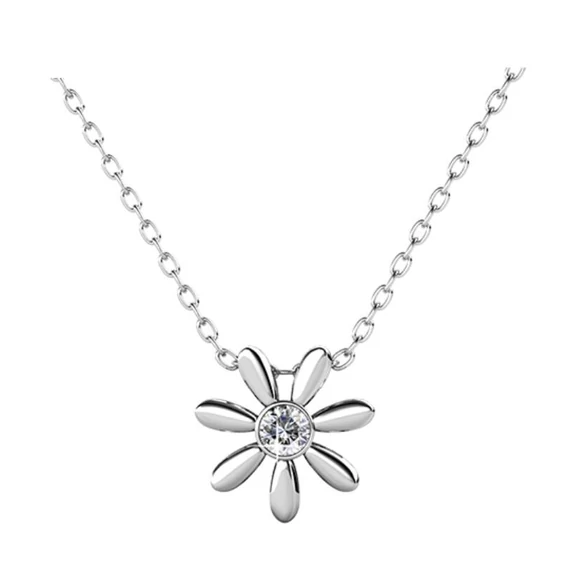 Swarovski® kristályos virág nyaklánc
