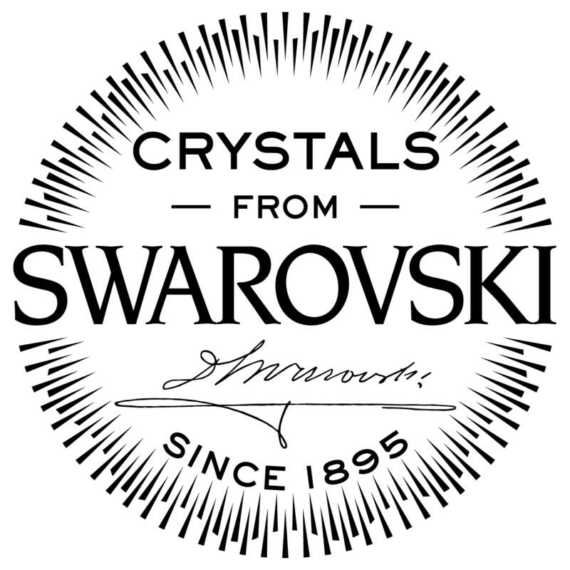 Kézzel készített háromféle Swarovski® kristállyal díszített nyaklánc