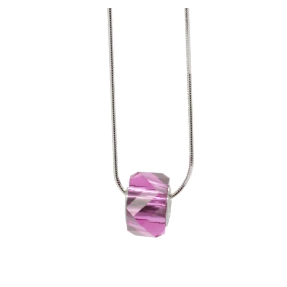 Lila Swarovski® kristályos medál nyaklánccal