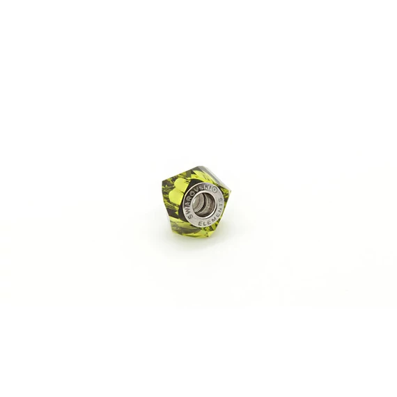 Oliva zöld Swarovski® kristályos medál nyaklánccal