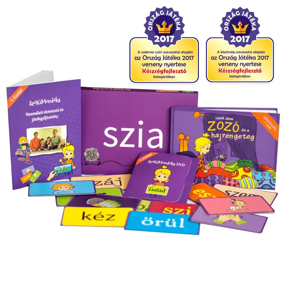 SzóKiMondóka Család játékcsomag – fejlesztő játék a szavakkal