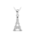 Kép 2/3 - Swarovski® kristályos Eiffel tornyos nyaklánc