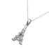 Kép 3/3 - Swarovski® kristályos Eiffel tornyos nyaklánc