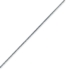 Kép 1/3 - Csillogó vékony ezüst nyaklánc 45 cm